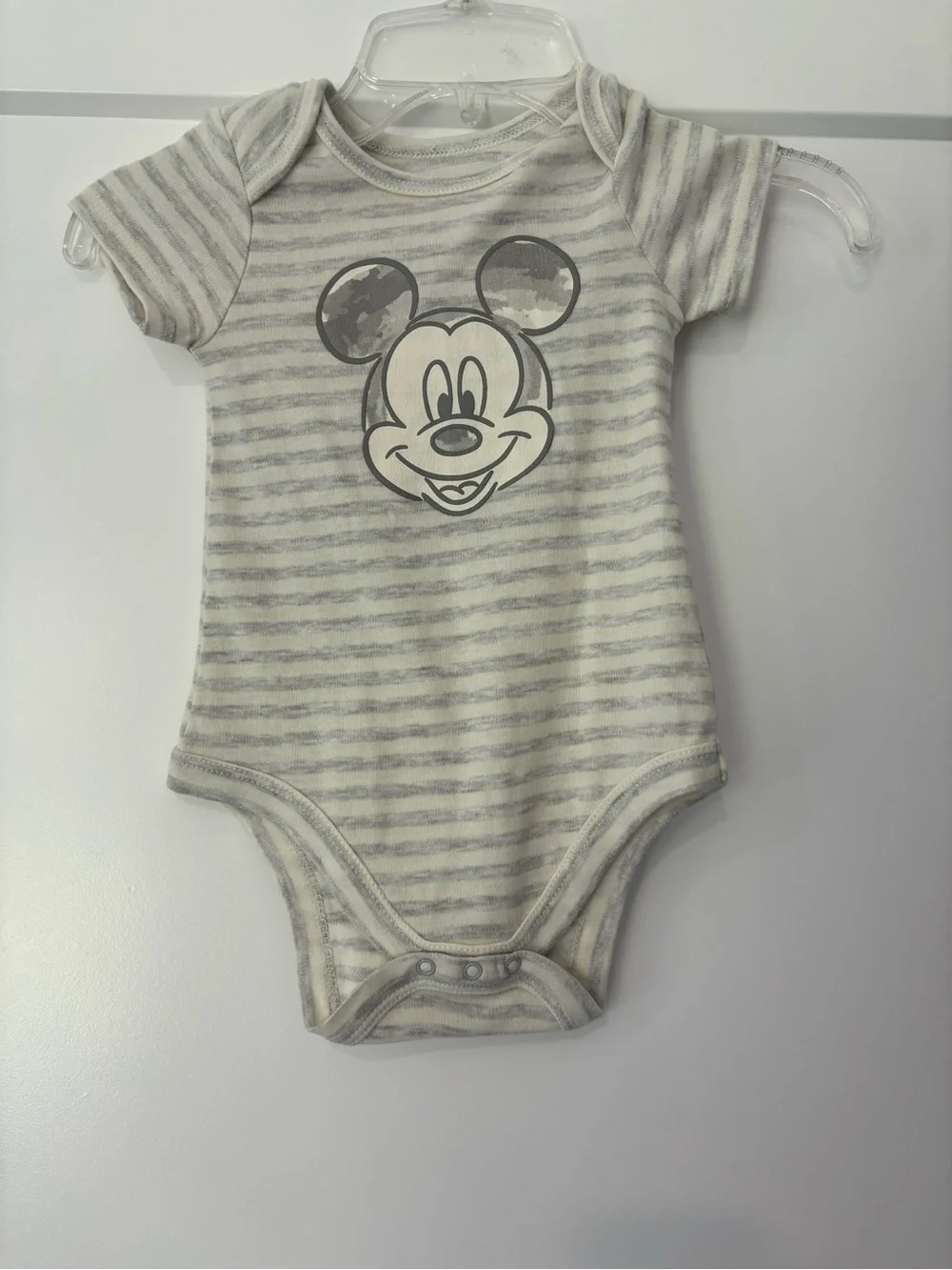 Disney Baby Mickey Mouse Striped Bodysuit and Pant Set Size 12m NWT
